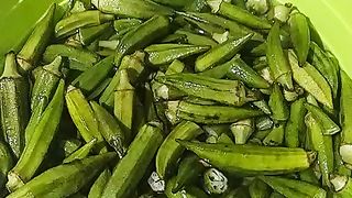 Steam fried bhindi