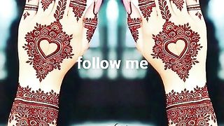 Unique bridal Mehndi