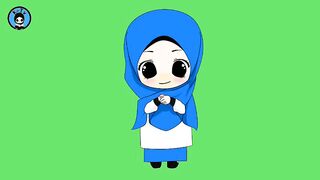GREEN SCREEN ANIMASI ANAK BERBICARA