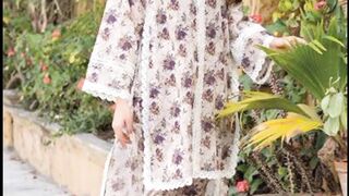 latest casual wear 23 | printed 2 piece designing | laic work on printed shirts