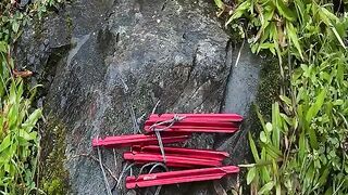 In winter mountain camping