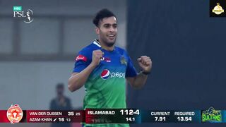 ABBAS AFRIDI Dominated Bowling Against Islamabad United #AbbasAfridi #HBLPSL8 #criclush #MSvIU #IUvMS