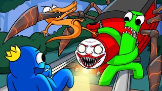 RAINBOW FRIENDS vs. CHOO CHOO CHARLES_! (Cartoon Animation) Part #2