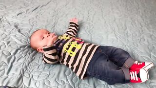 Kids playing with LITTLE BROTHER Are you sleeping Brother John Rhyme Song for Babies