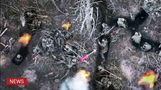 Ukraine drones blow up dozens Russian soldier in trenches 2