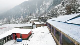 Keran Valley Snowfall| Loc Border|Indian occupied Kashmir |Azad Kashmir