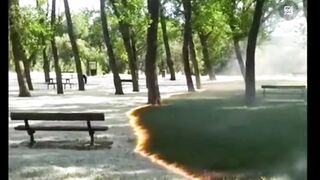 feu en Espagne même en hiver !!!