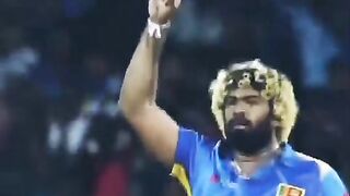 Malinga on fire 4 balls 4 wicket