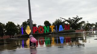 dataran Pontian johor #pasar Ramadhan Pontian.