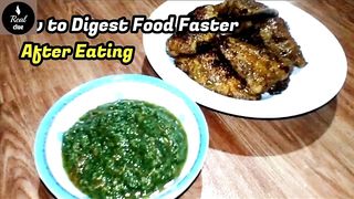 How to Digest Food Faster After Eating with Green Sauce I Green Chutney Recipe
