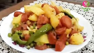 FLAVORFUL MIX VEGETABLE PLATTER _ MIX SABZI _ DHABA STYLE MIX VEGETABLE