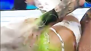 Rhea’s rolling into #WrestleMania!