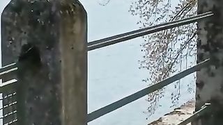 Surfing in Munich, Germany River.