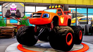 Blaze and the Monster Machines Axle City Racers GamePlay