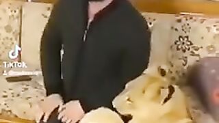 Afraid of the tiger ???? while playing with it