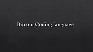 What is Bitcoin Programming Language | Cryptocurrency | Blockchain Full Course | Hindi |