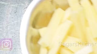 Honey chilli potato