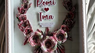 DIY TUTORIAL HOW TO MAKE FLOWER ROSE MAHAR FROM PLAYING MONEY