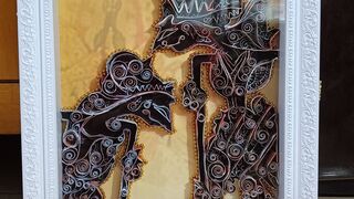 DIY TUTORIAL MAHAR RAMA SHINTA FOR TECHNIQUE QUILLING