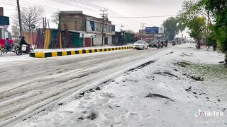 Snowfall in Pakistan