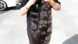 Beautiful hair girl