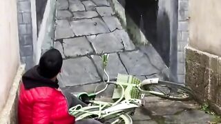 Magical wall funny video