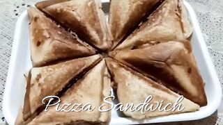How to Make Yummy Pizza Sandwich in Sandwich Maker I Healthy Snack for School I Delicious Snack
