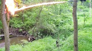 Used to take down dangerous hornet hives, this drone is a terminator