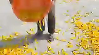 Automatic Making of Fryums ( Nalli ) at Mega Factory#9947Asim#