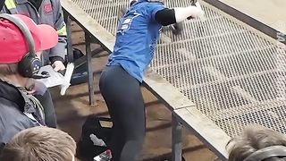 This woman is an expert in remote-controlled car pit stops