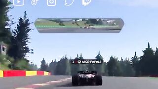 2 de front à Spa ???? #shorts #f1 #formula1 #f122 #racing #motorsport #thrustmaster