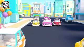 Save the Baby Car, Police Car! | Safety Tips | Monster Truck | Car Cartoon | Kids Songs | BabyBus