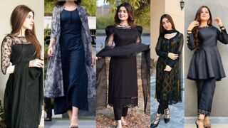 Black dress design 2023|Black dress design ideas|Black dress design