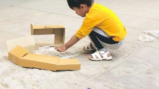 Hamad Akram building a house