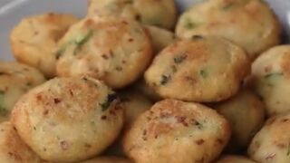 Aloo rice flour snack recipe ( subscribe please )