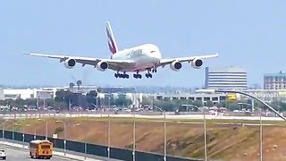 Airport flight landing beautiful and task