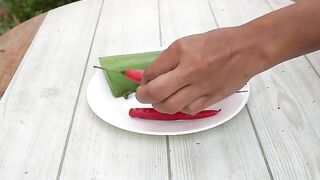 Unique Skills Growing Chilli Tree using onion