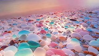 Beautiful Sea with Stones