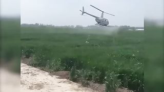 Huge Machine In Modern Agriculture