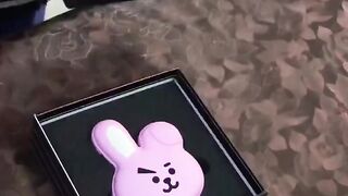 My daughter ordered Bt21 cooky powerbank ❤️