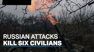 Russia unleashes new wave of attacks, killing at least six people