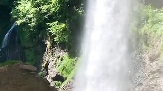 Beautiful water flow
