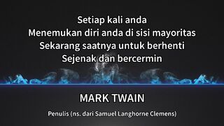 Kata Hari Ini | Mark Twain