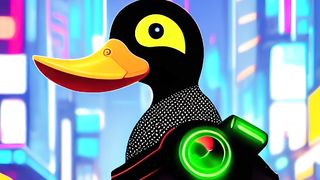 duck cyberpunk