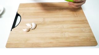 Garlic Press, Upgrade Garlic Mincer Stainless Steel Garlic Press Rocker,