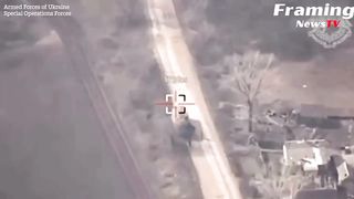 Pasukan Ukraina meledakkan sistem radar artileri Rusia