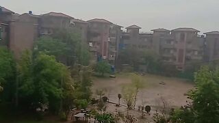 Raining in Islamabad