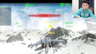 Fighter Jet Plane Sky Simulator Gameplay || Airplane Games || Flight Game