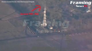 Pasukan Ukraina meledakkan antena intelijen Rusia