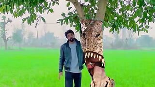 Dinosaur mouth tree  magic video